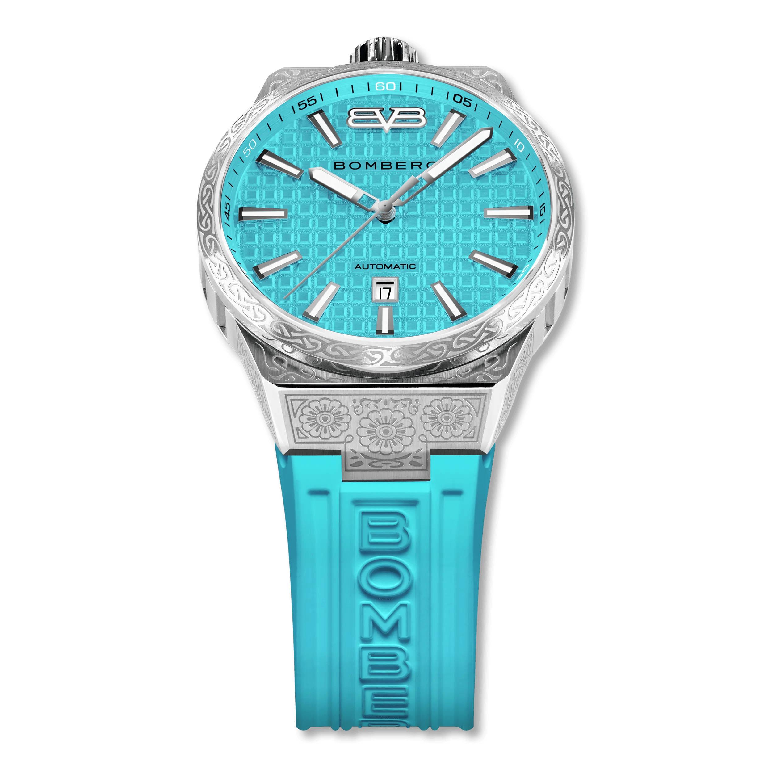 Bomberg Men's Bolt-68 NEO Automatic Teal Lagoon Watch
