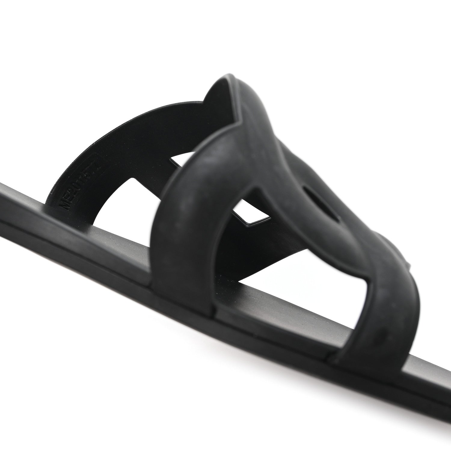 Rubber Aloha Sandals 38 Black