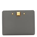 Madame Calfskin Medor Card Holder Gris Meyer