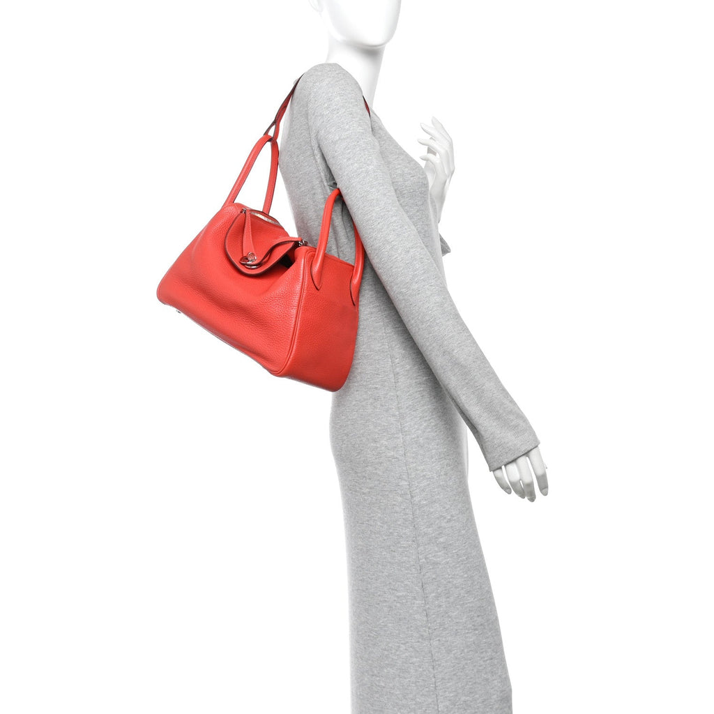 Taurillon Clemence Lindy 30 Rouge Pivoine