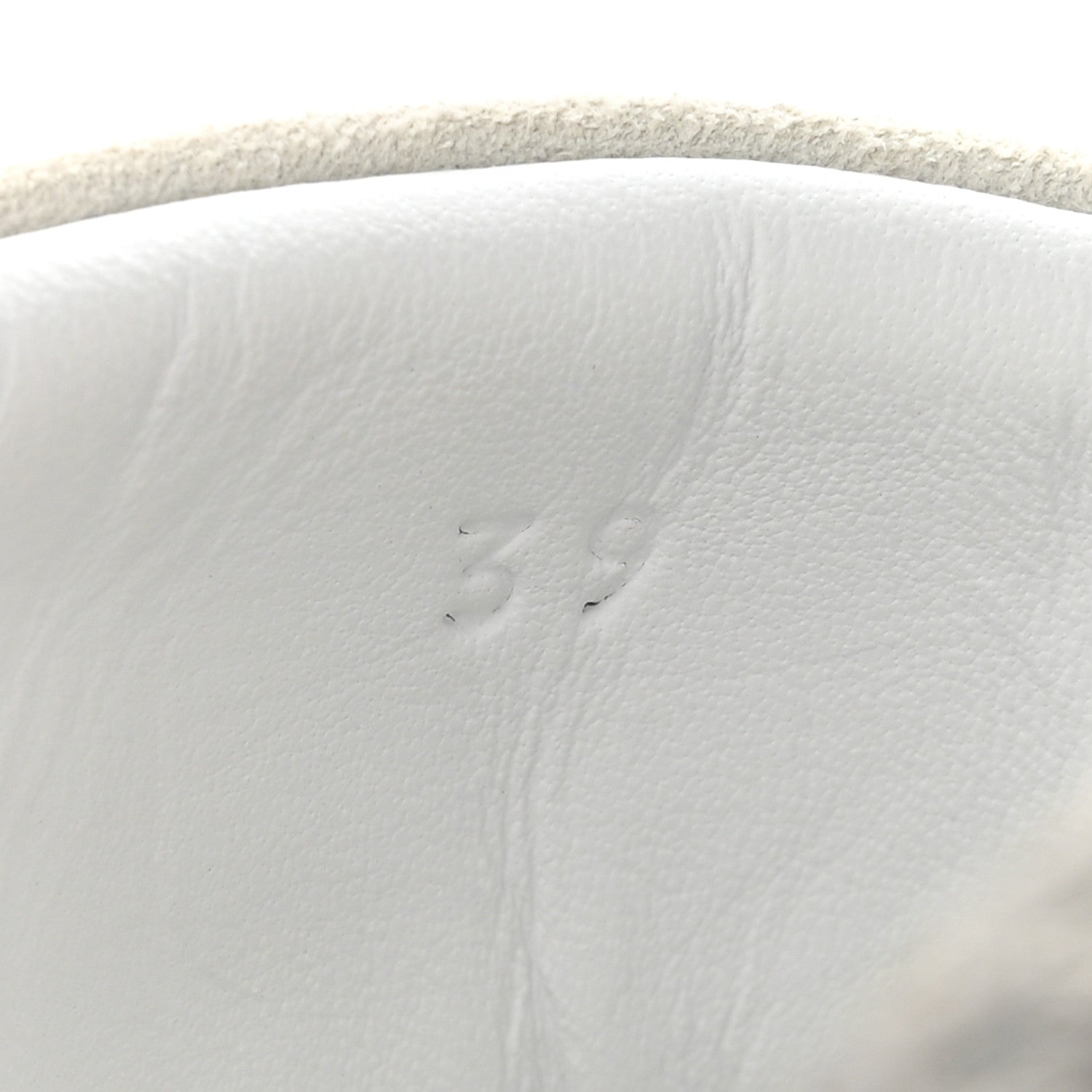 Air Mesh Suede Goatskin Bouncing Sneakers 39 Gris Lulea White