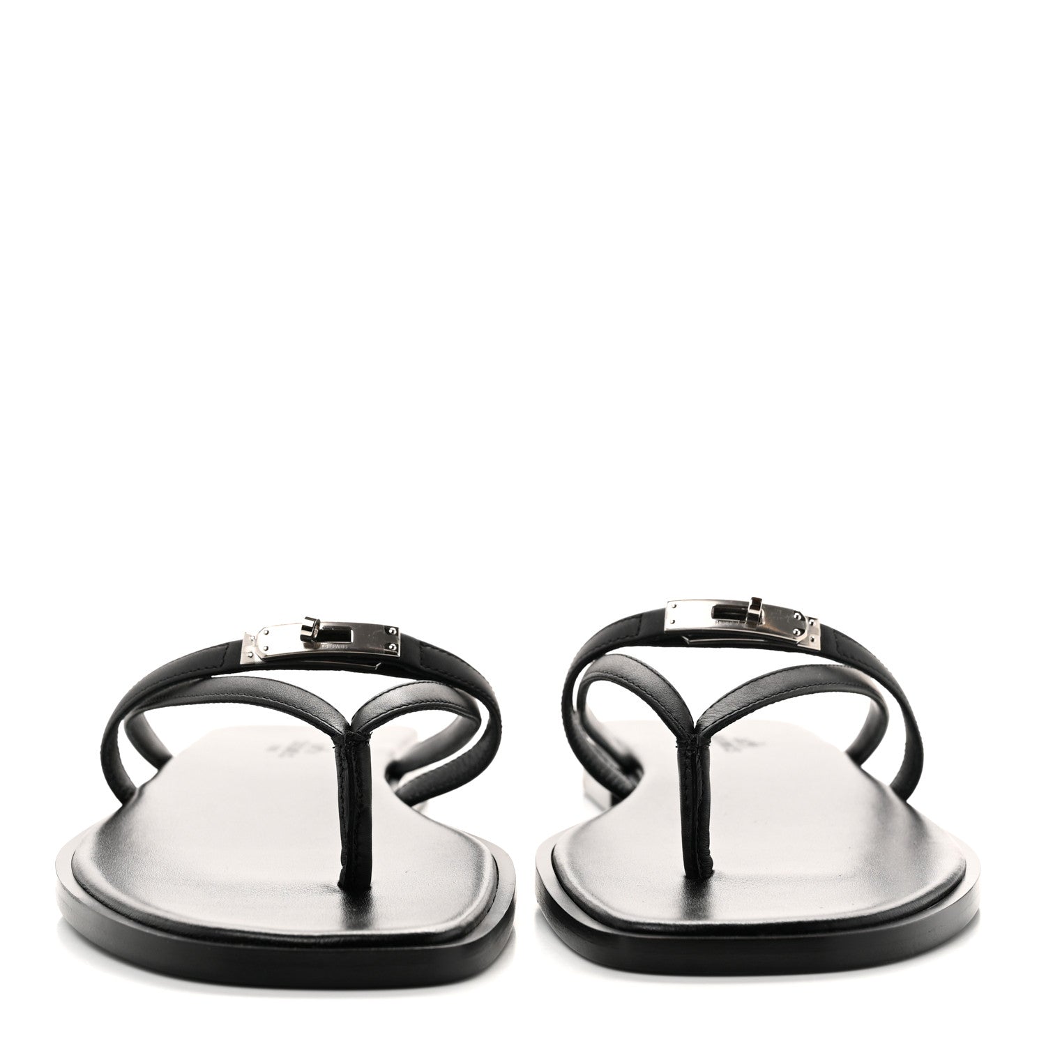 Calfskin Miss Sandals 38 Black
