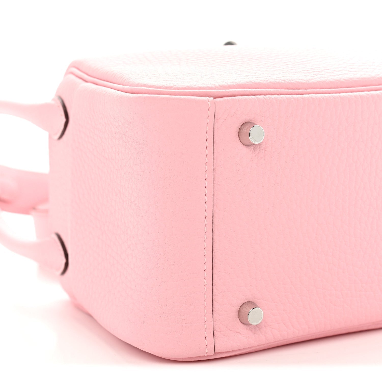 Taurillon Clemence Verso Mini Lindy 20 Rose Sakura Gris Perle