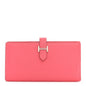 Chèvre Mysore Bearn Gusset Wallet Rose Lipstick