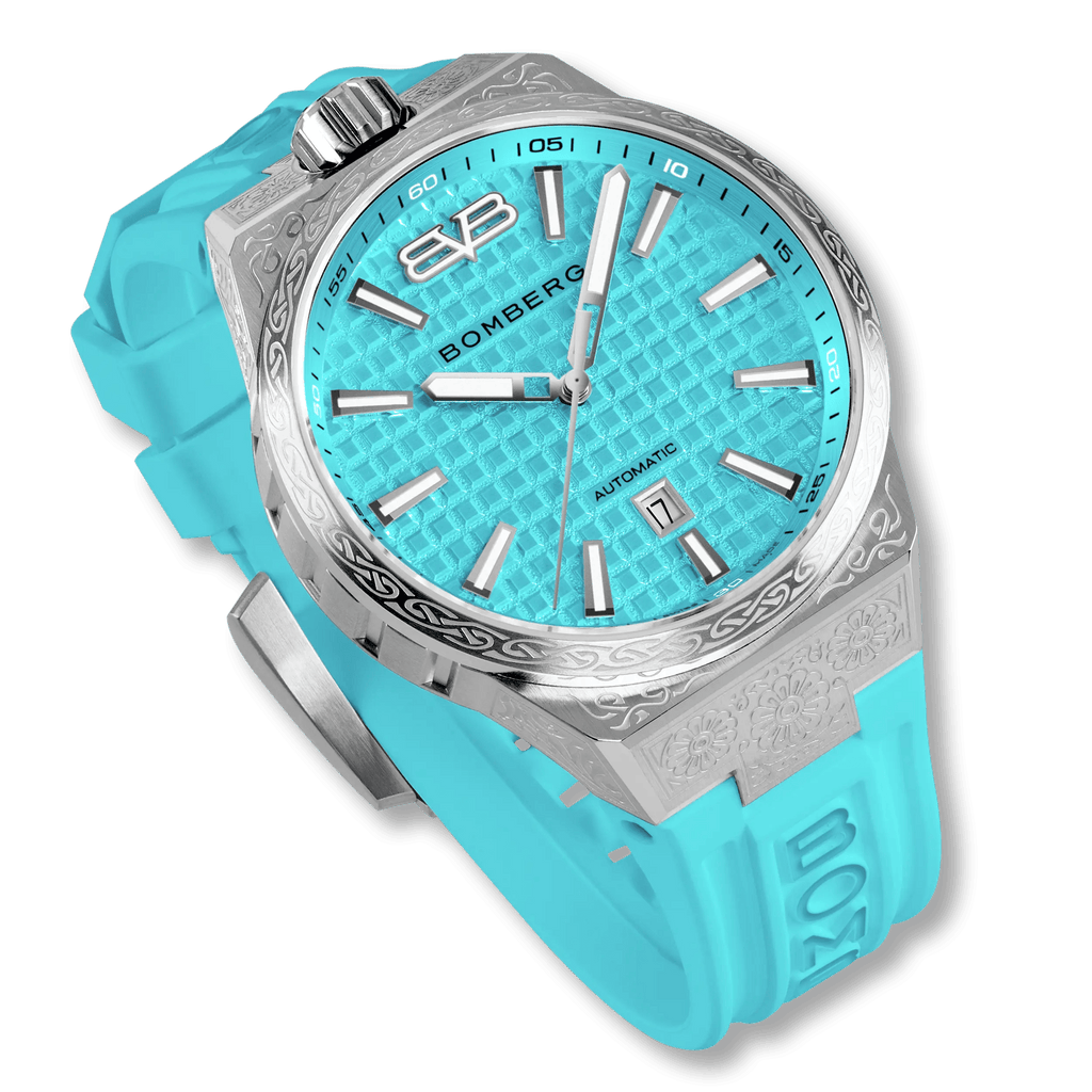 Bomberg Men's Bolt-68 NEO Automatic Teal Lagoon Watch