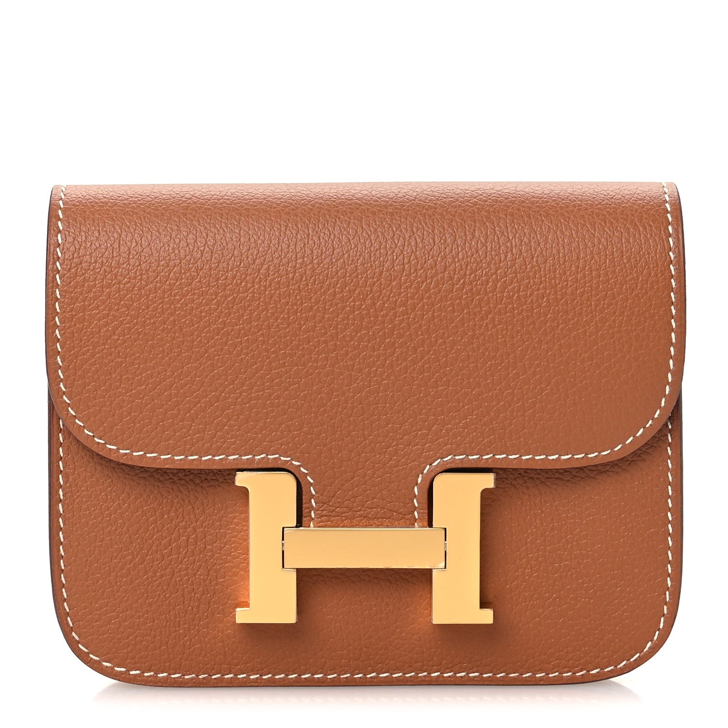 Evercolor Bi-Color Constance Slim Wallet Gold Lime