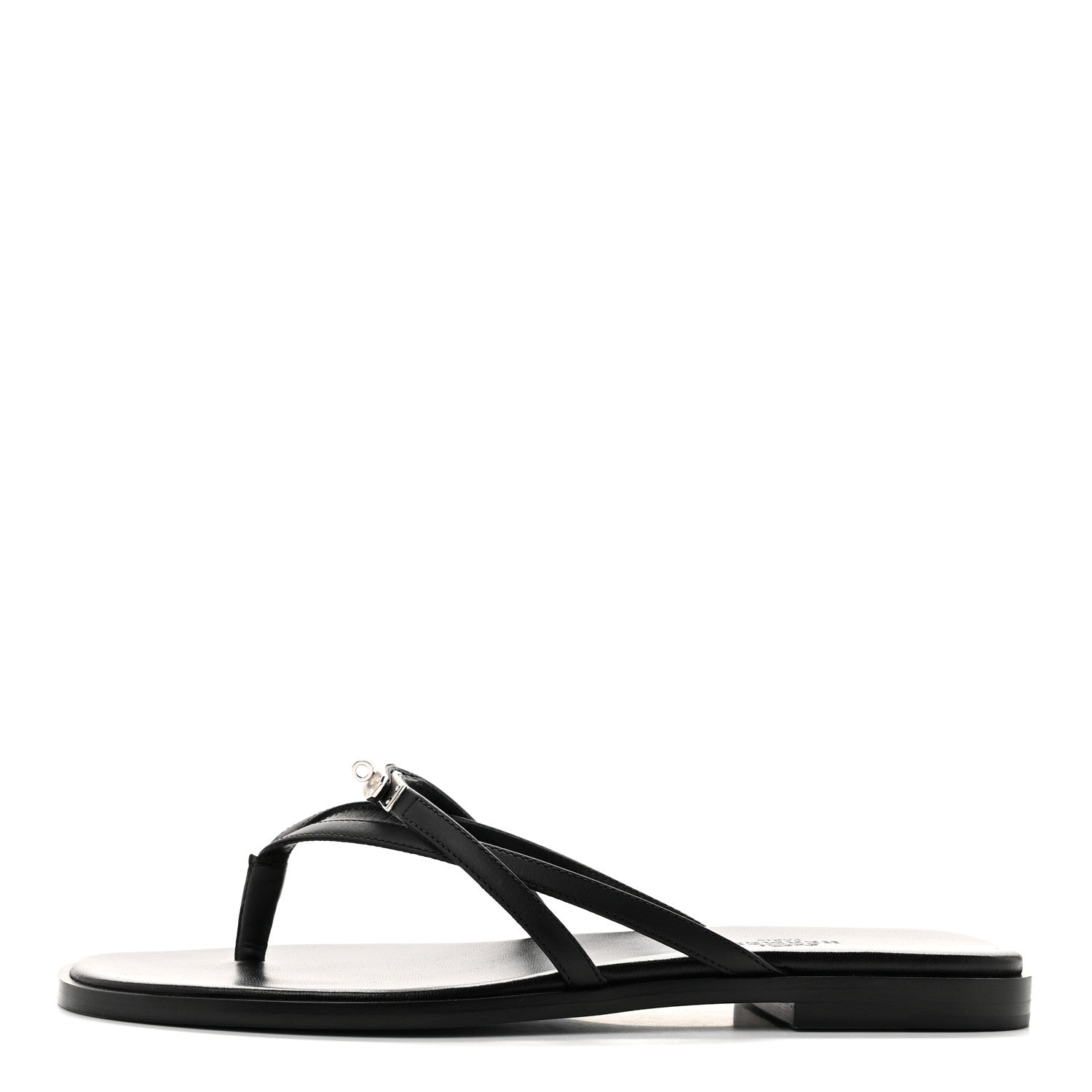 Calfskin Miss Sandals 38 Black