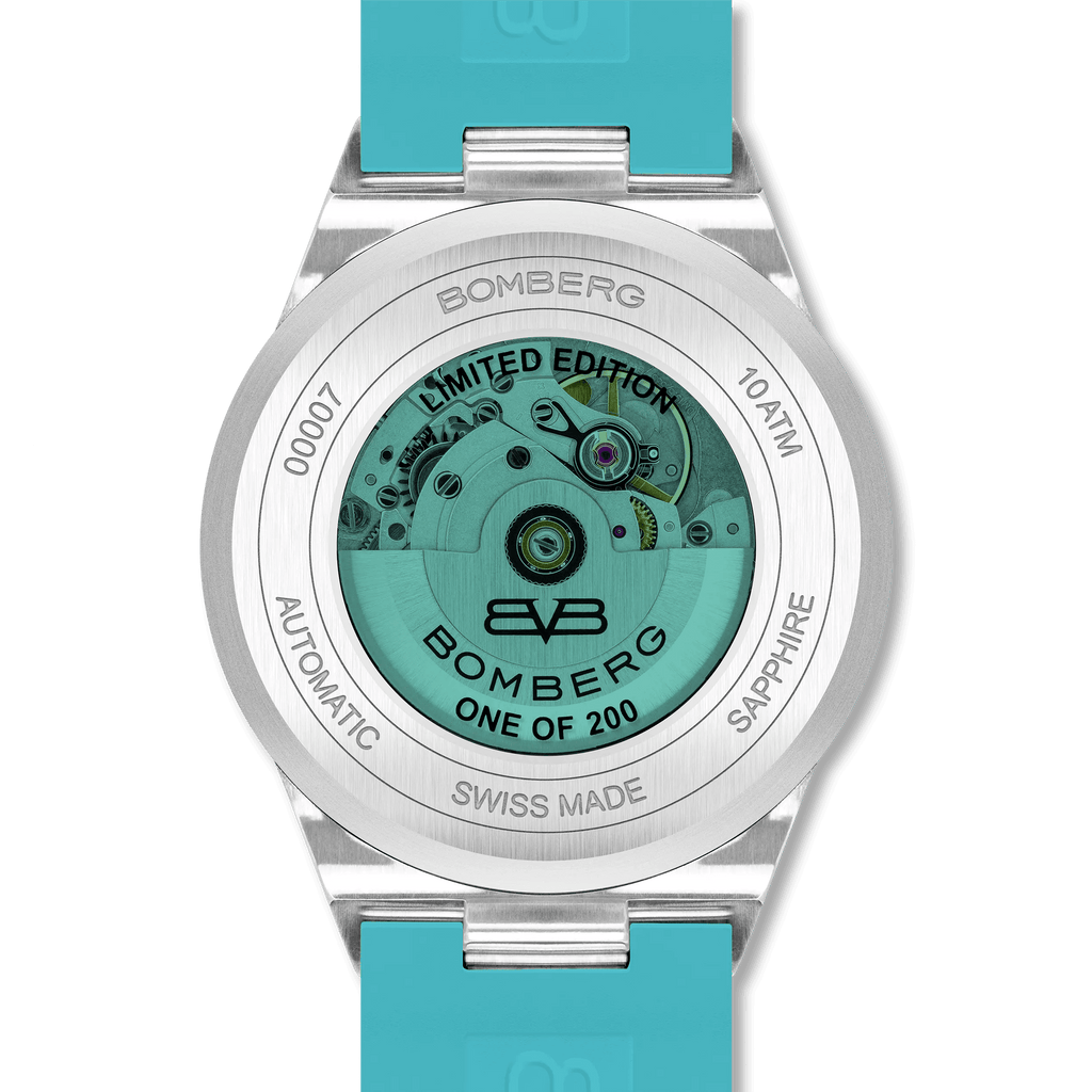 Bomberg Men's Bolt-68 NEO Automatic Teal Lagoon Watch