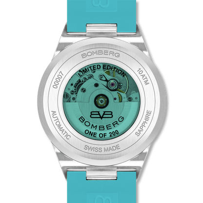 Bomberg Men's Bolt-68 NEO Automatic Teal Lagoon Watch
