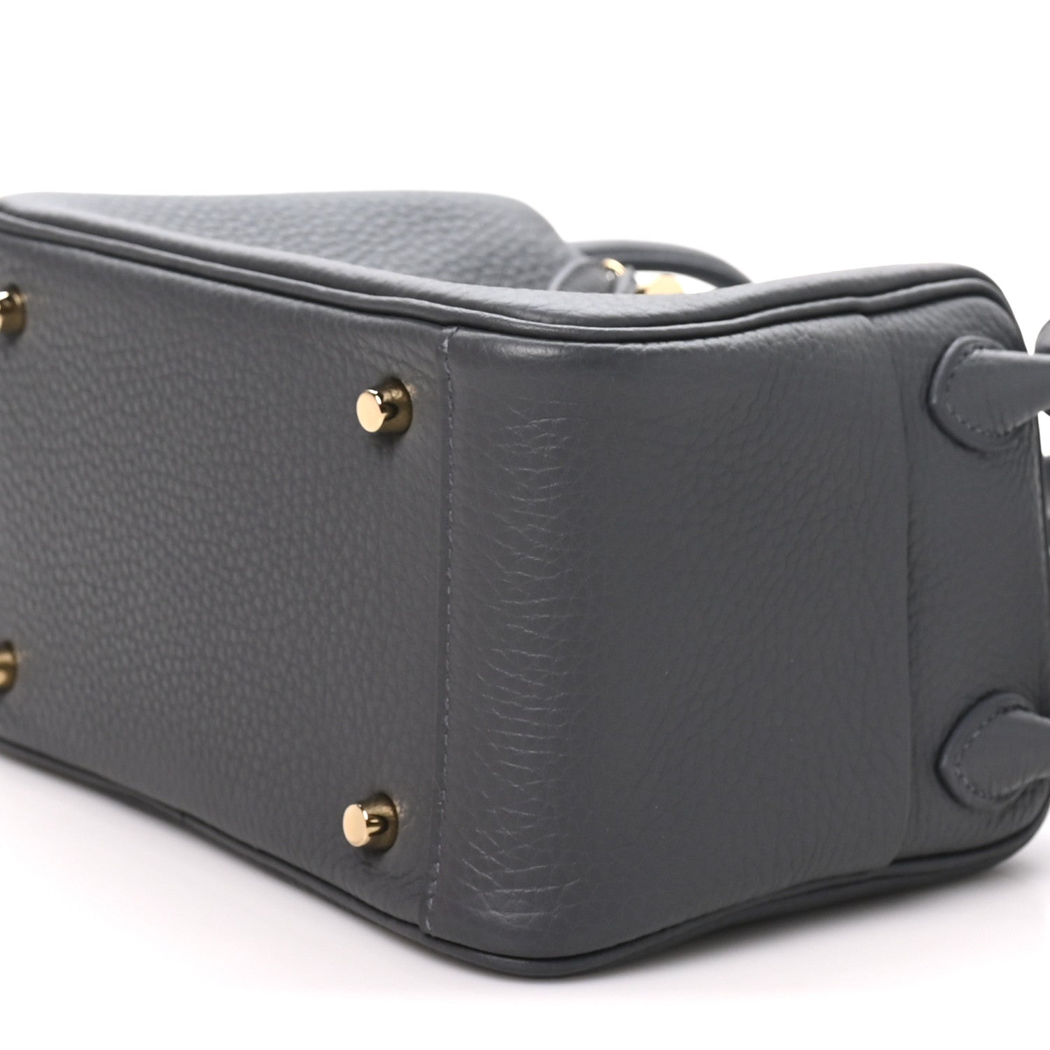 Taurillon Clemence Mini Lindy 20 Gris Misty