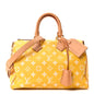 Calfskin Monogram Speedy P9 Bandouliere 30 Jaune Mat