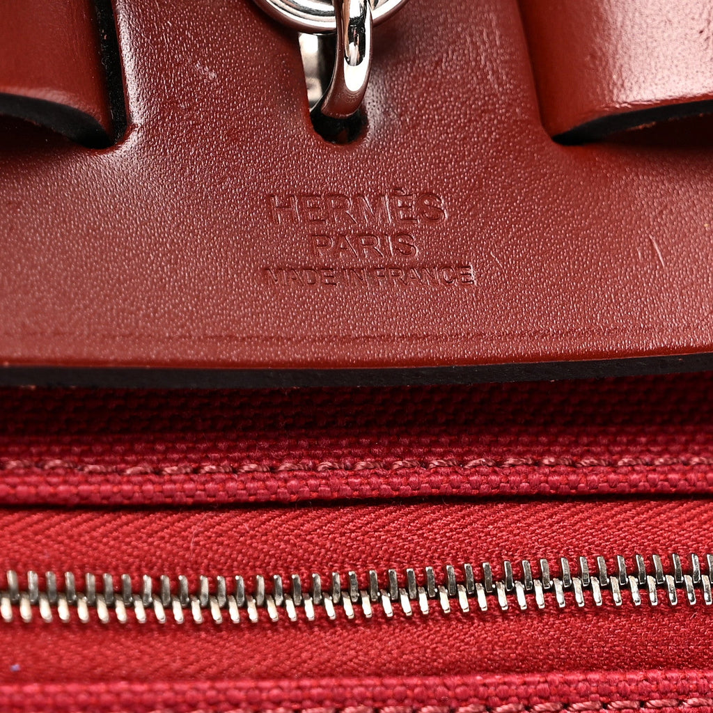 Vache Hunter Toile Herbag Zip 31 PM Rouge H Brique