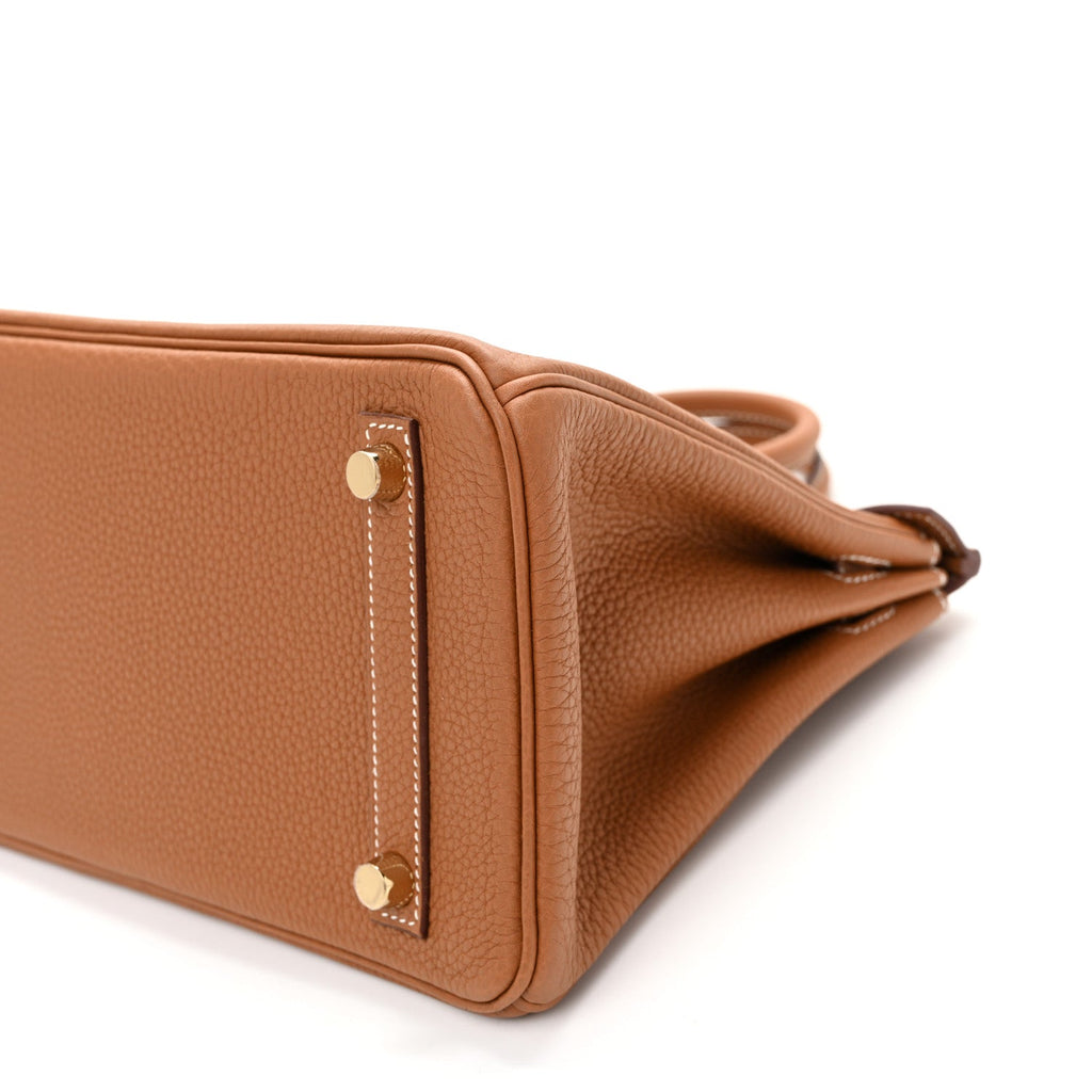 Togo Birkin 25  Gold