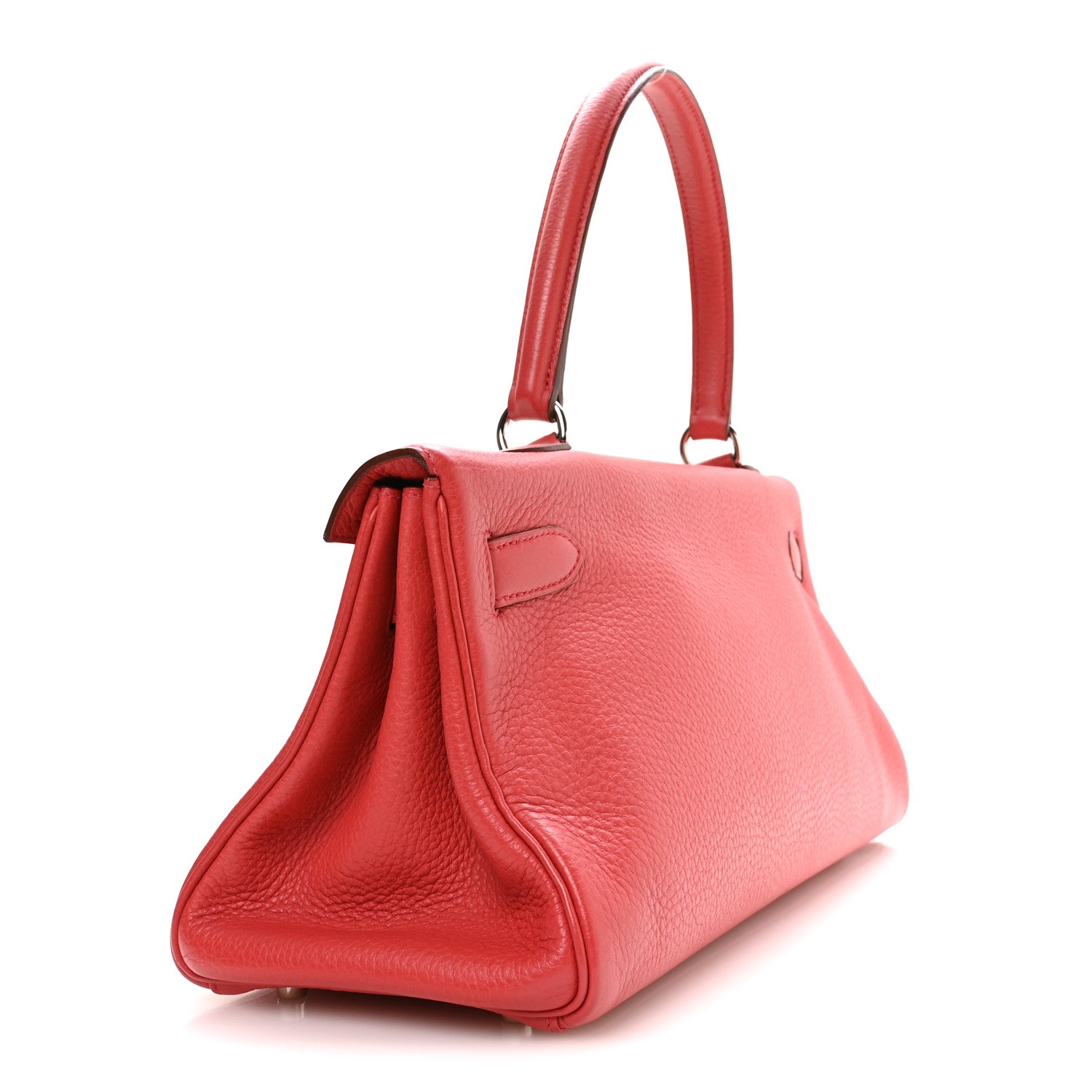 Taurillon Clemence Shoulder Kelly 42 Bougainvillea
