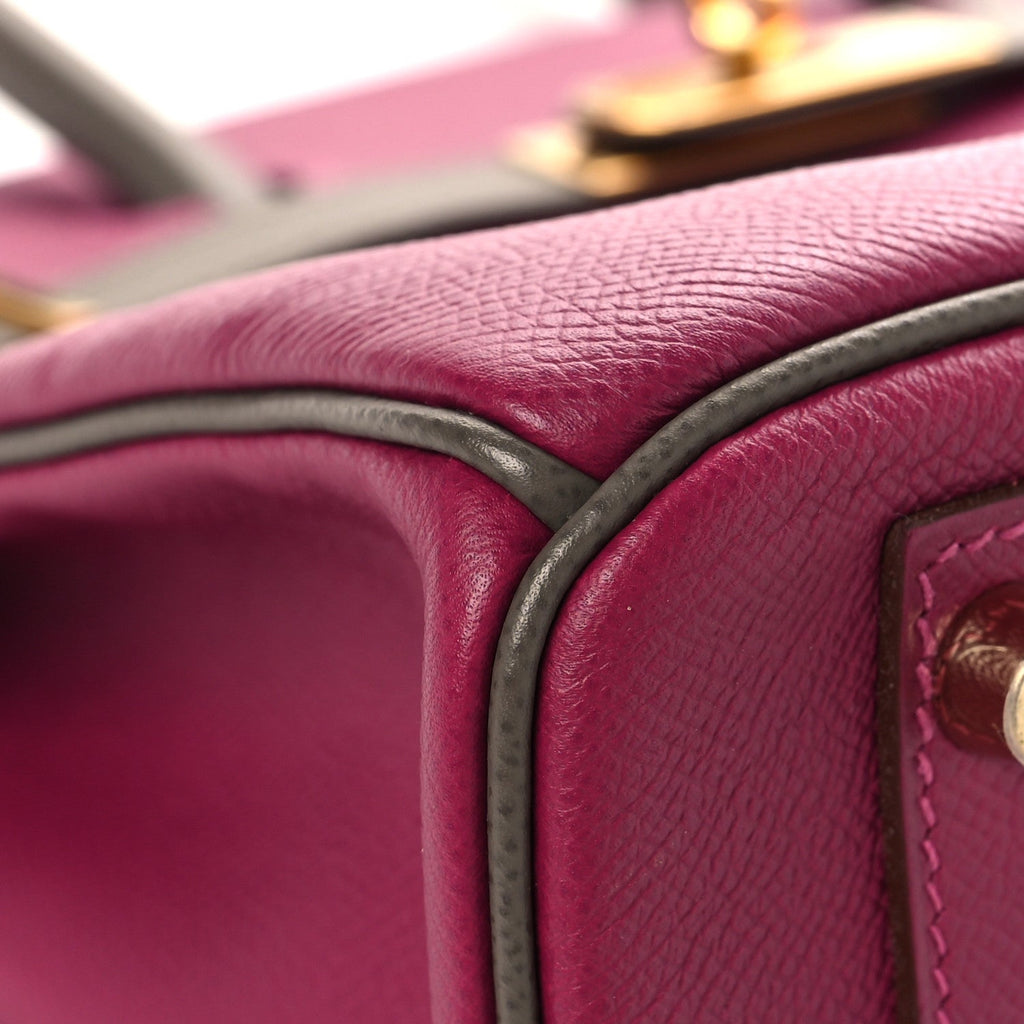 Epsom Horseshoe Birkin 30 Rose Poupre Etain