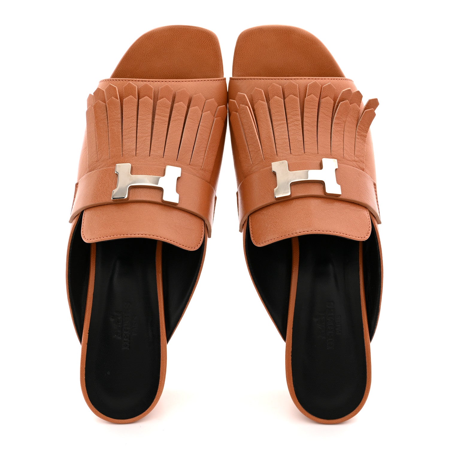 Calfskin Alma Sandals 40 Havane
