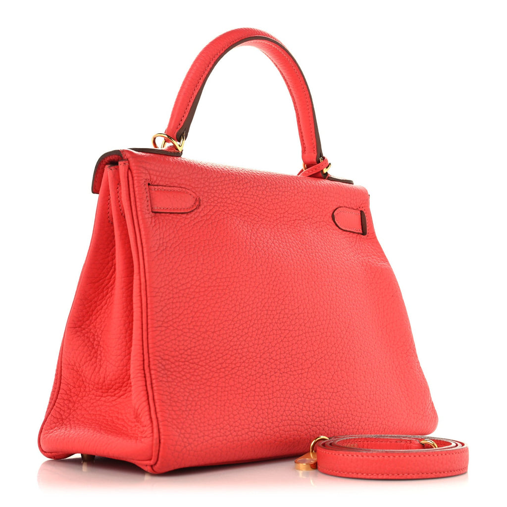 Togo Kelly Retourne 28 Rouge Pivoine