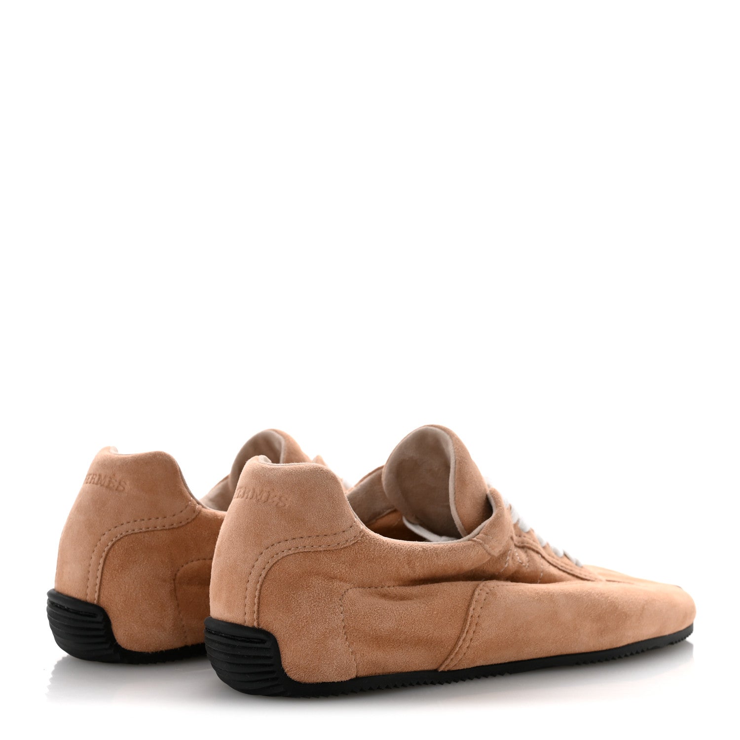 Suede Goatskin Master Sneakers 39 Beige Perlino