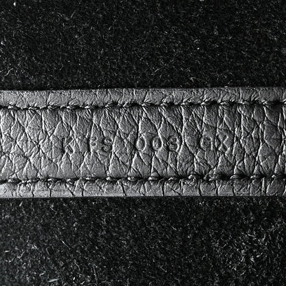 Taurillon Clemence Picotin Lock 22 MM  Black