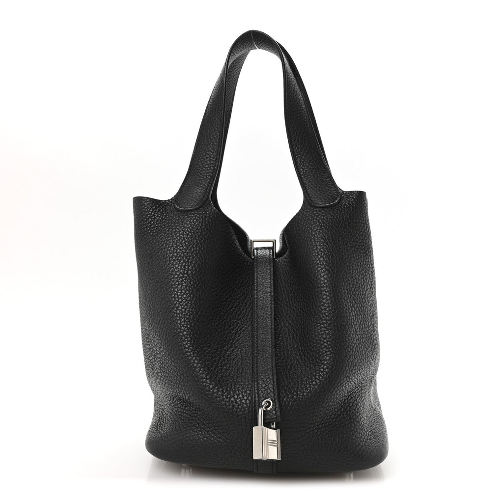 Taurillon Clemence Picotin Lock 22 MM Black