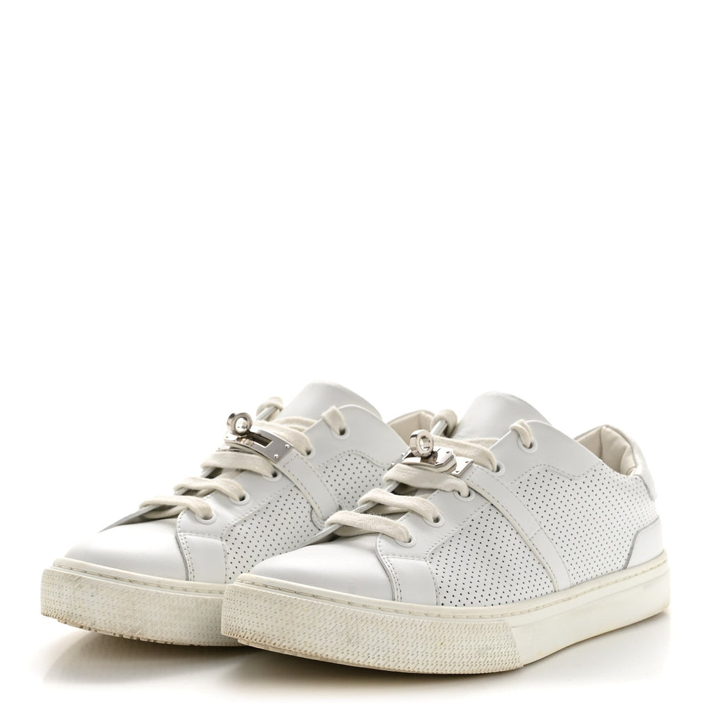 Calfskin Day Sneakers 37 White
