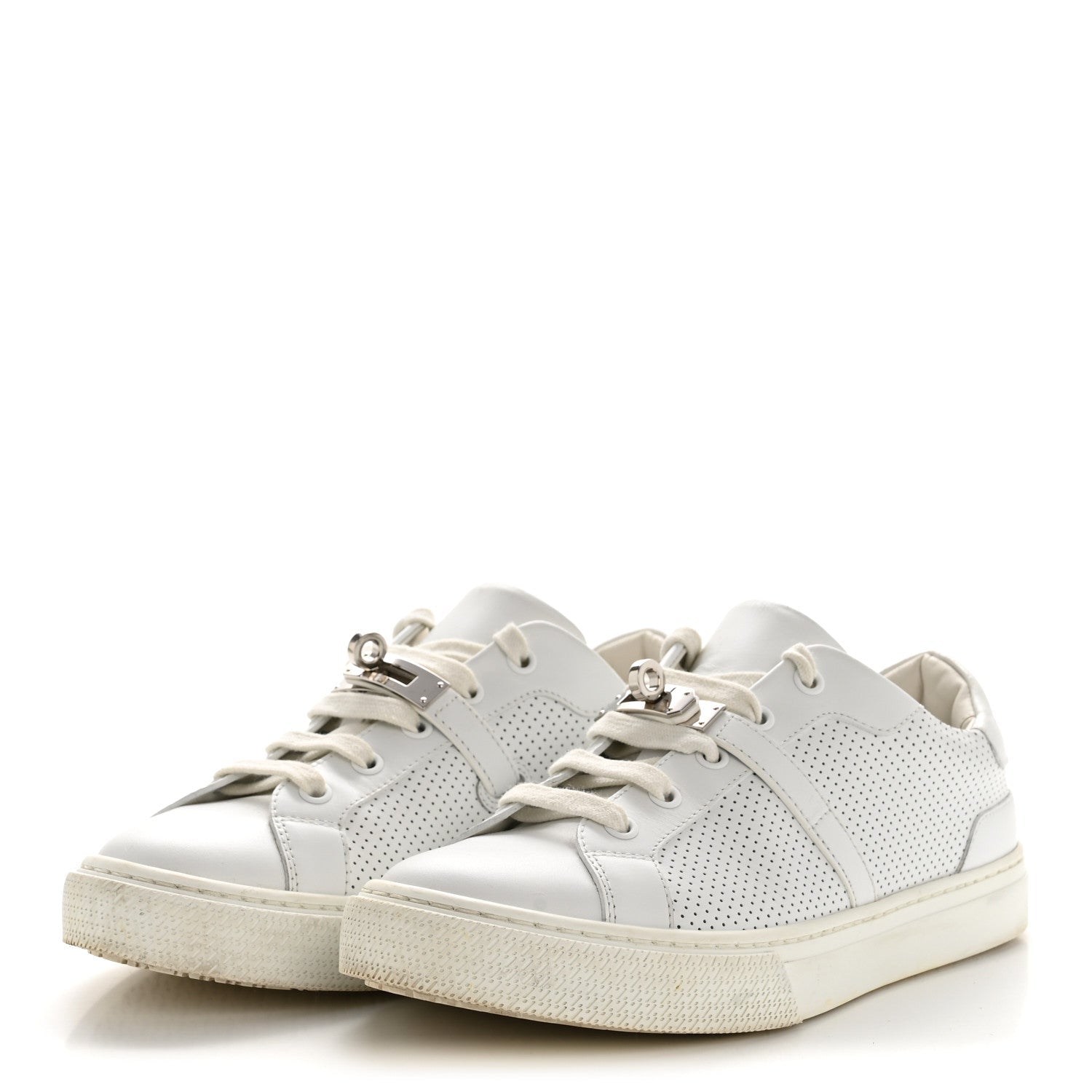 Calfskin Day Sneakers 37 White