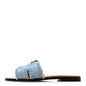 Denim Oran Fringe Sandals Bleu Clair