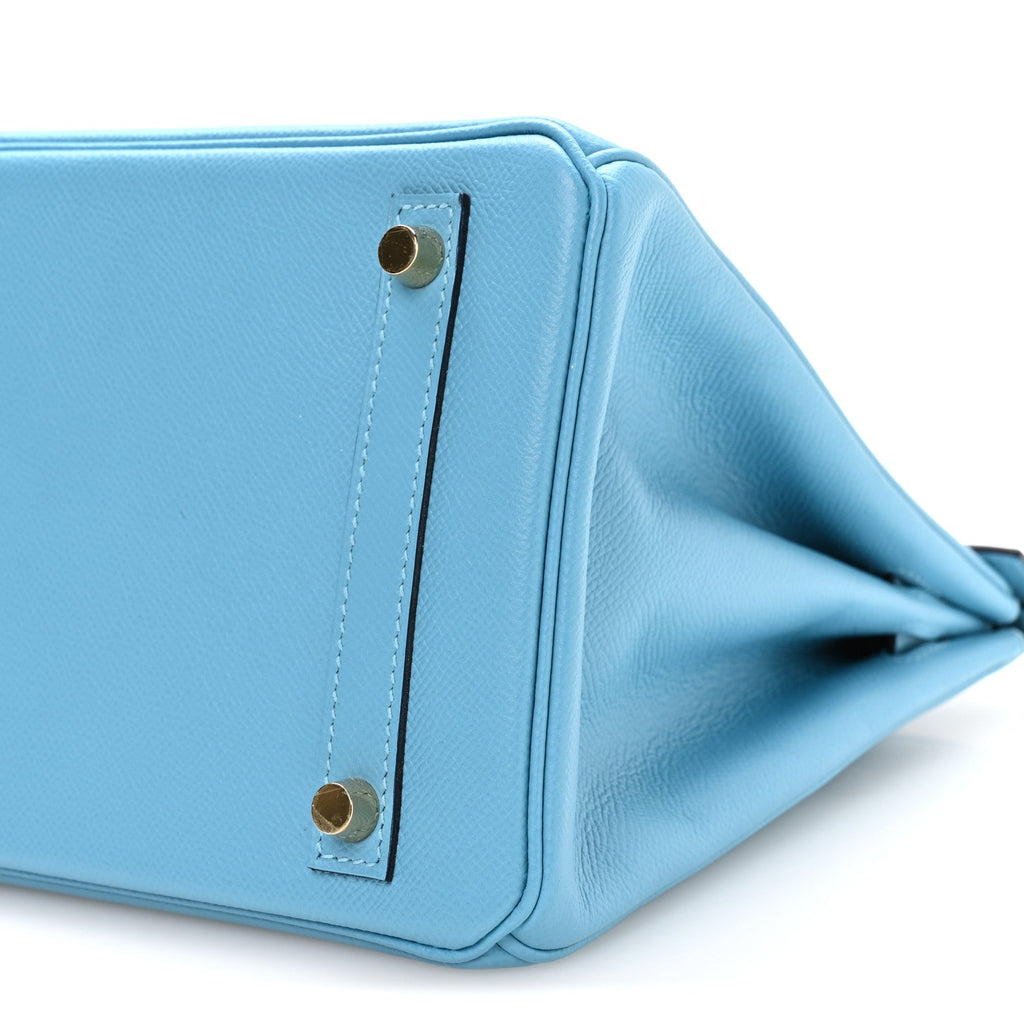Epsom Birkin 30 Bleu Du Nord