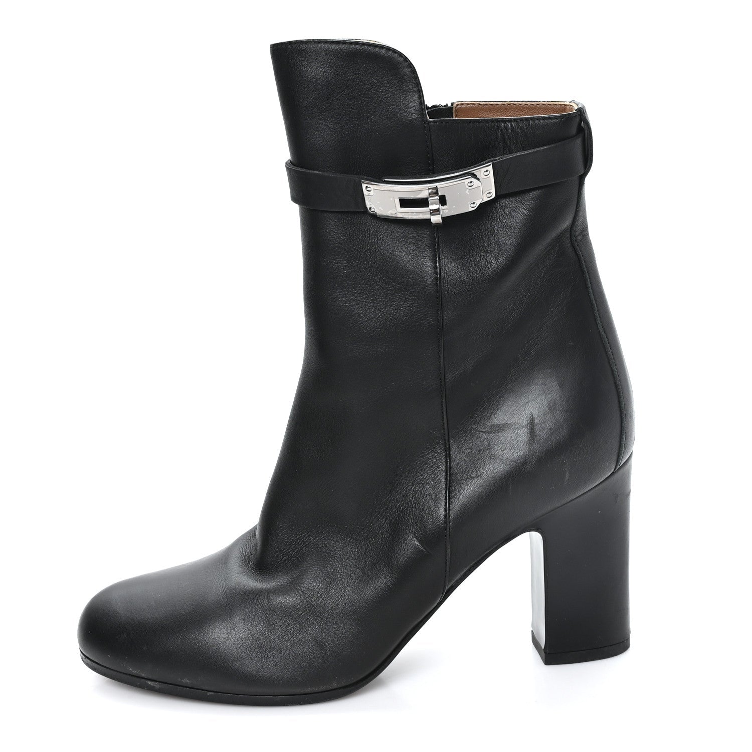 Calfskin Saint Germain Ankle Boots 37.5 Black