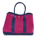 Toile Officier Negonda Garden Party Tote 30 TPM Magnolia Bleu Agate