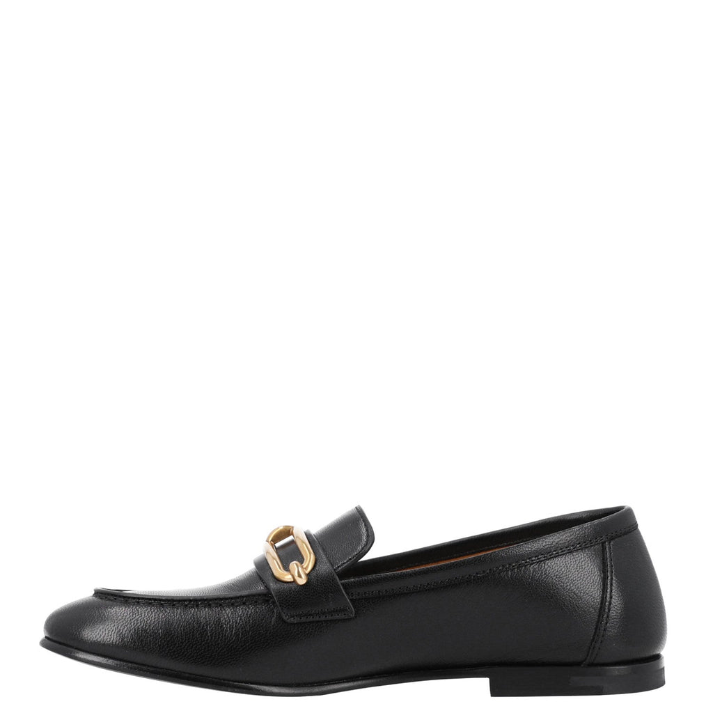 Calfskin Womens Colette Loafers 35 Black