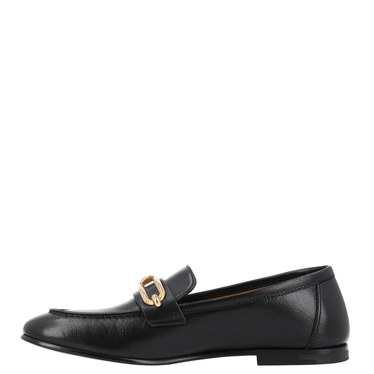 Calfskin Womens Colette Loafers 35 Black