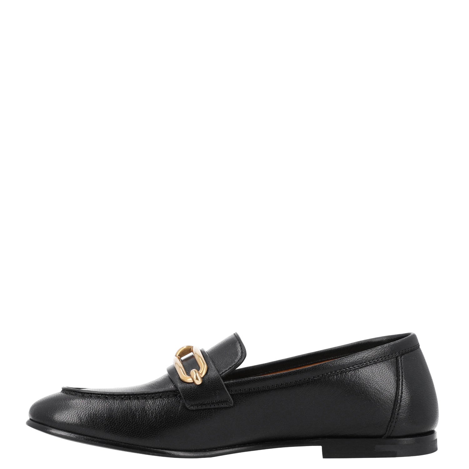 Calfskin Womens Colette Loafers 35 Black
