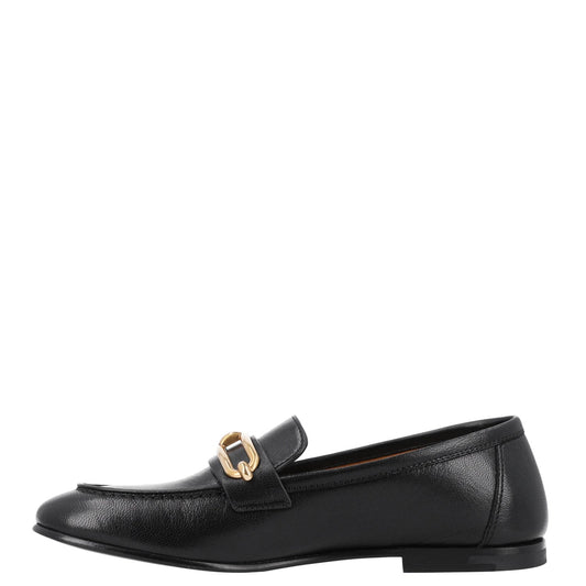 Calfskin Womens Colette Loafers 35 Black