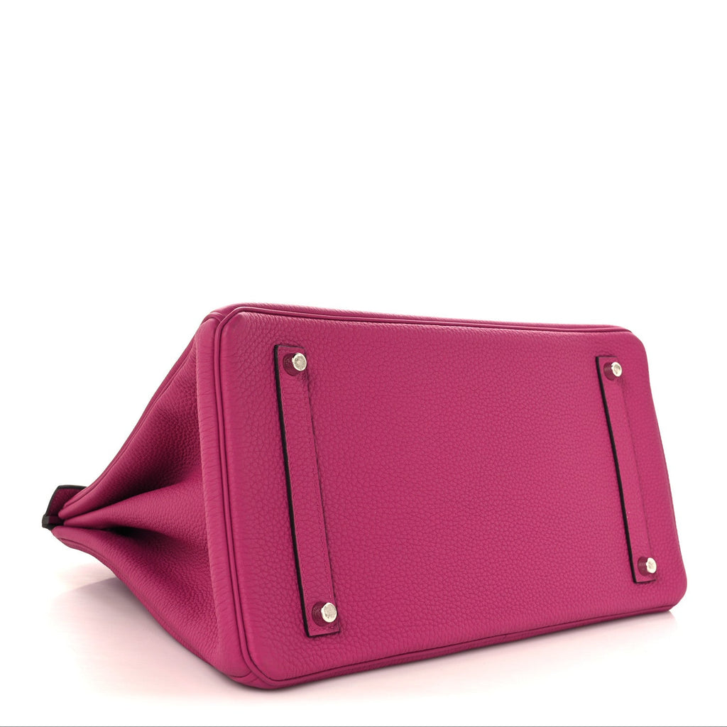 Togo Birkin 35 Rose Pourpre