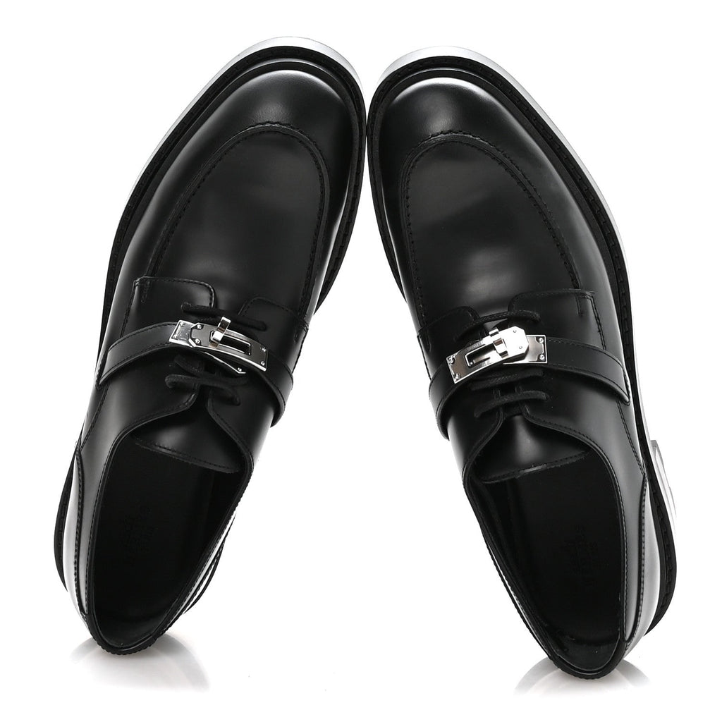 Glossed Calfskin First Oxford 39 Black