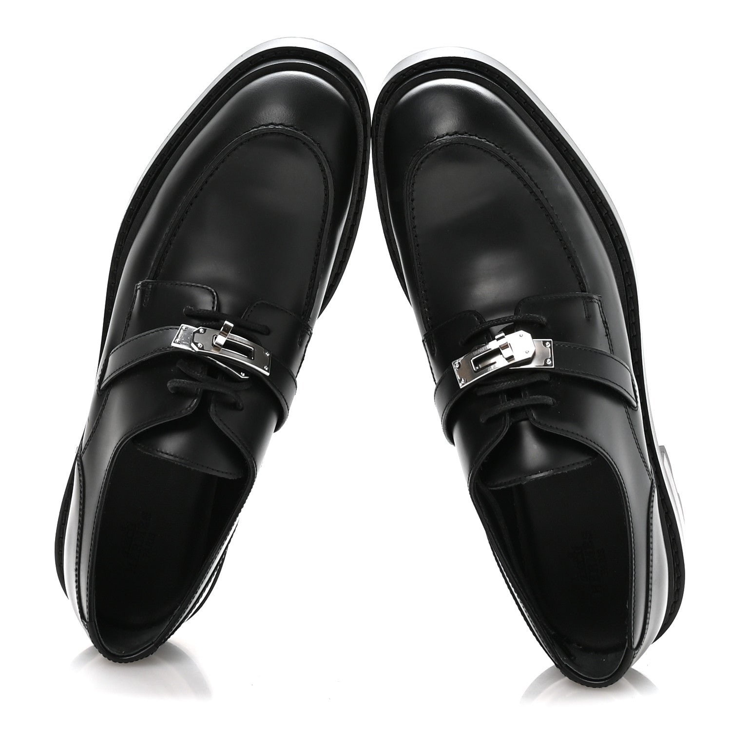 Glossed Calfskin First Oxford 39 Black