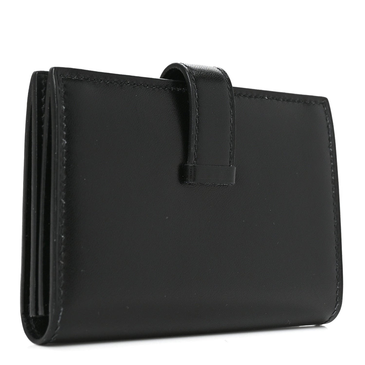 Box Monochrome Bearn Card Holder Wallet Black