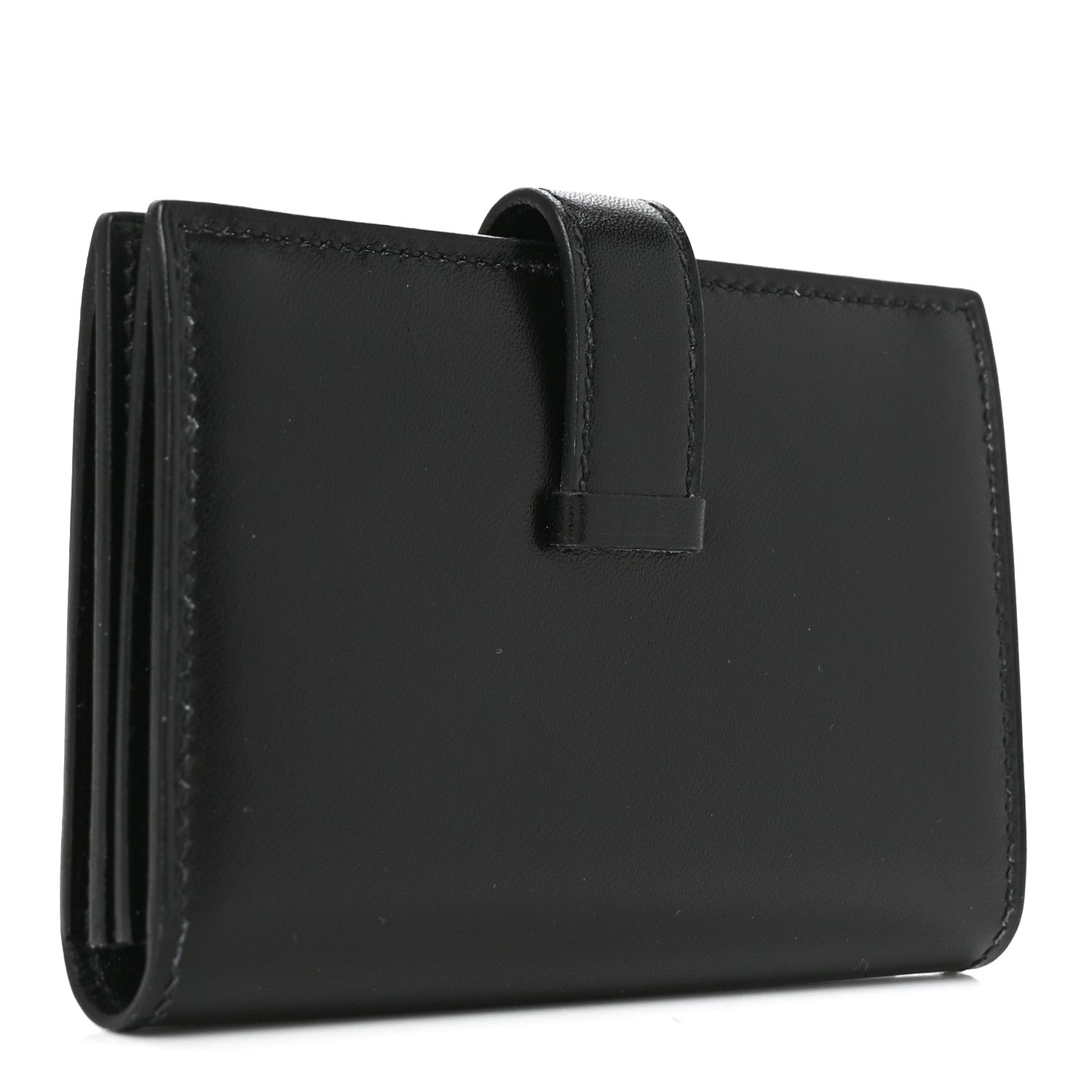 Box Monochrome Bearn Card Holder Wallet Black