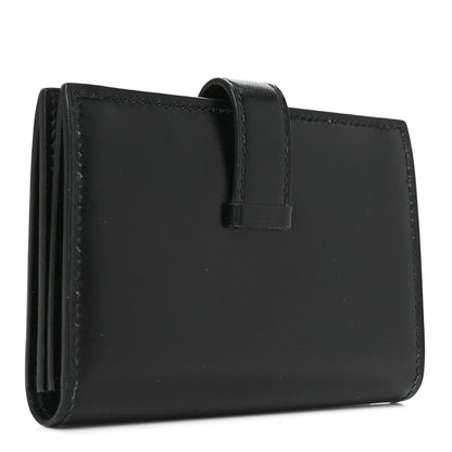 Box Monochrome Bearn Card Holder Wallet Black