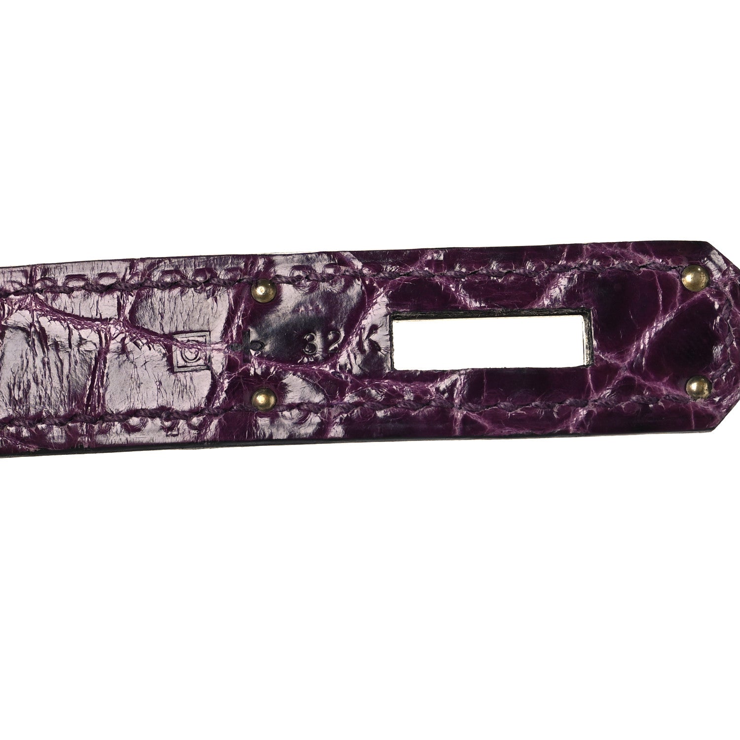 Shiny Niloticus Crocodile Birkin 30 Amethyst
