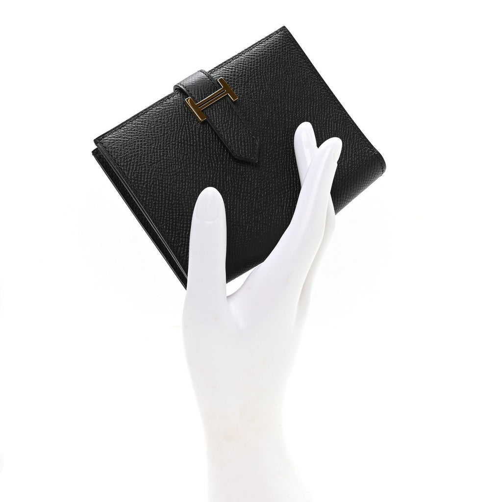 Epsom Bearn Compact Wallet Black