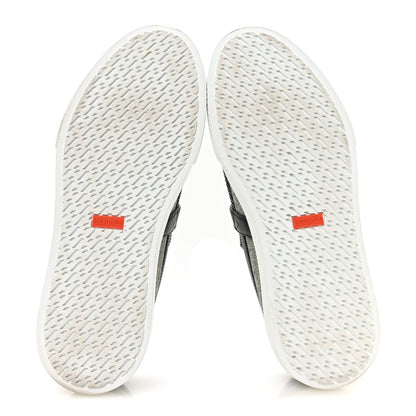 Toile De Coton Calfskin Game Slip On Sneakers 42.5 Prunoir Black