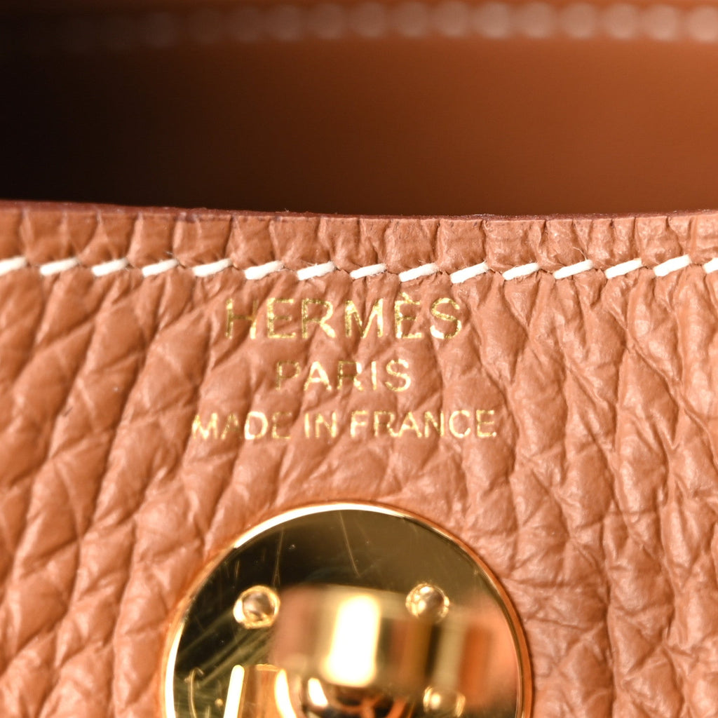Taurillon Clemence Mini Lindy 20 Gold