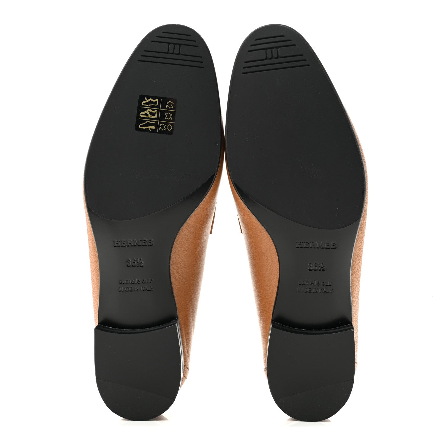 Goatskin Womens Paris Loafers 36.5 Gold