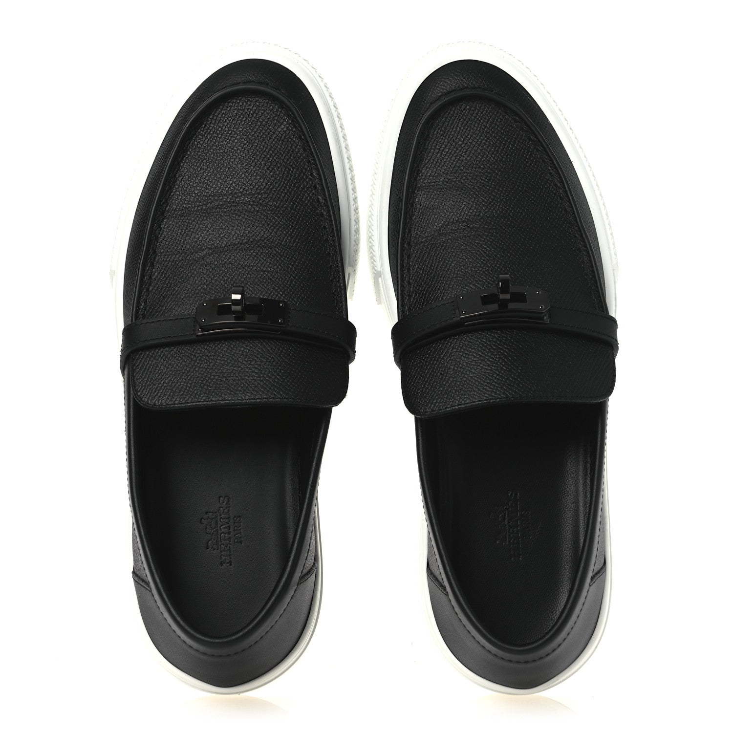 Calfskin Game Slip On Sneakers 39.5 Black