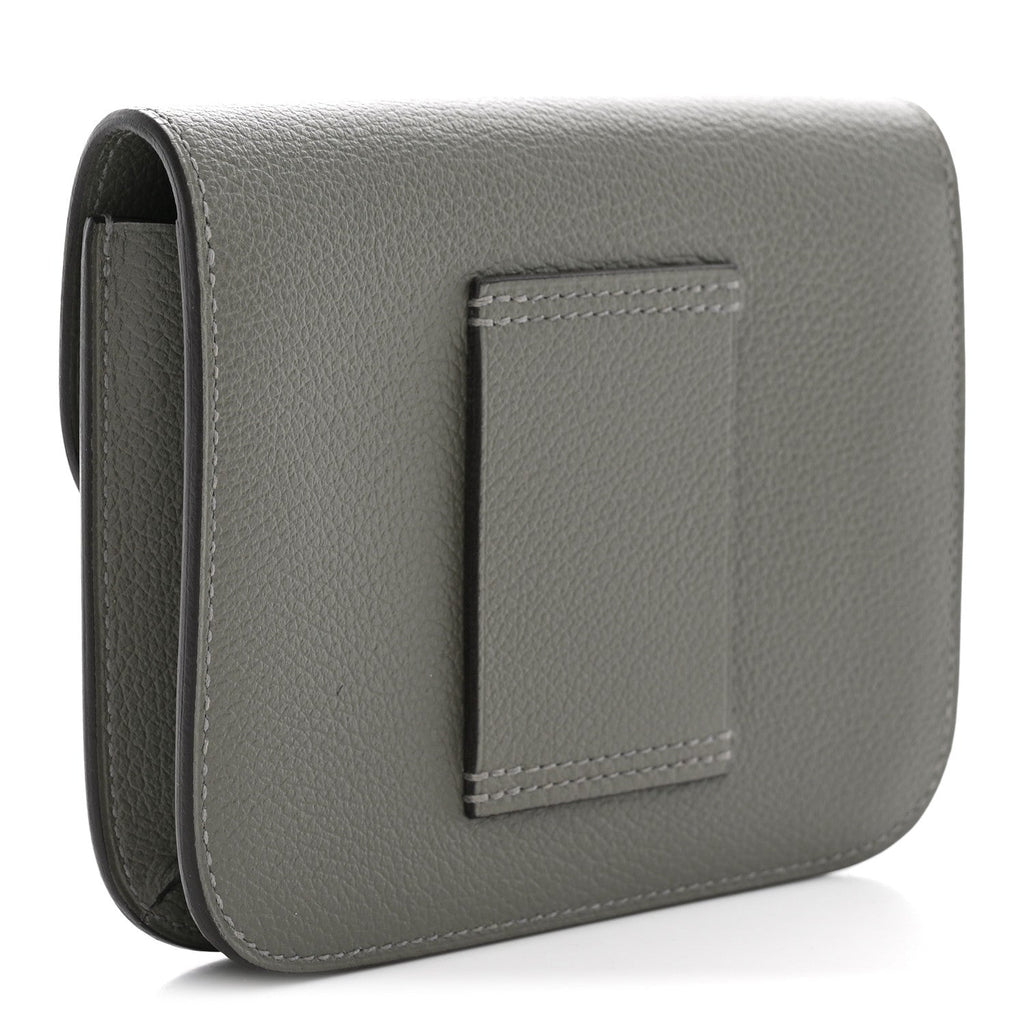 Evercolor Constance Slim Wallet Gris Meyer