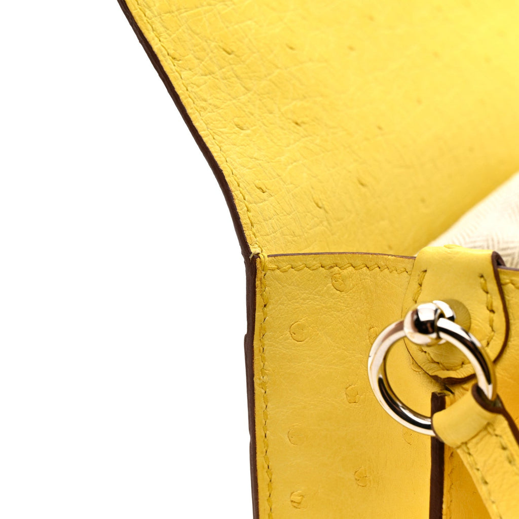 Ostrich Mini Sac Roulis Jaune Citron