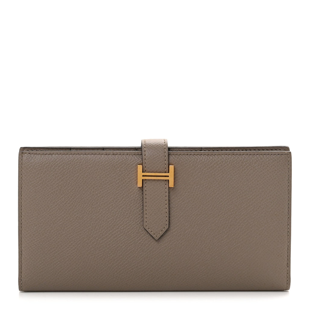 Epsom Bearn Gusset Wallet Gris Asphalte