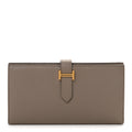 Epsom Bearn Gusset Wallet Gris Asphalte